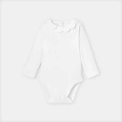 Dívčí body s vlnkovaným límečkem