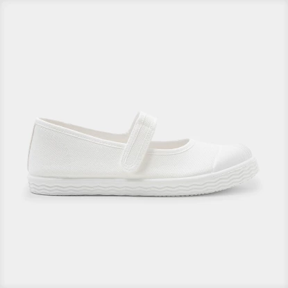 Dívčí plátěné boty ve stylu Mary Jane