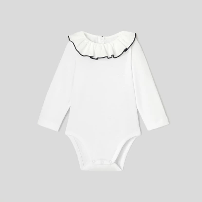 Dívčí body s nařaseným límcem