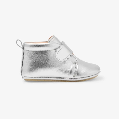 Kojenecké dívčí třpytivé kožené bačkůrky