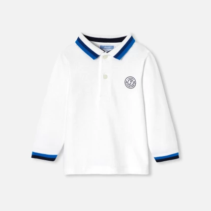 Polo tričko s dlouhým rukávem pro chlapečka