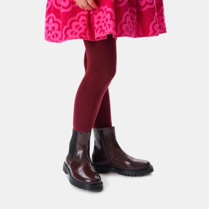 Dívčí Chelsea boty z hladké kůže