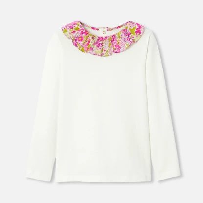 Dívčí tričko s límečkem