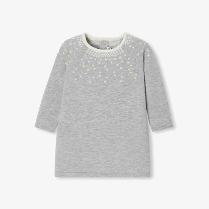 Pletené šaty pro holčičku