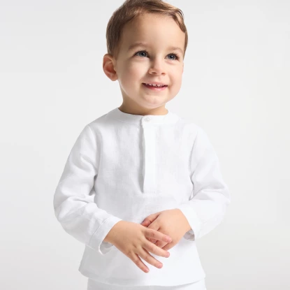 Chlapecká lněná košilka