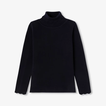 Dívčí svetr s rolákem