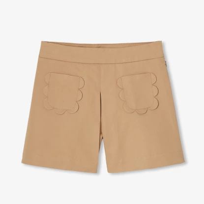 Dívka culotte v gabardénu