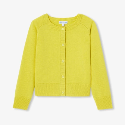 Dívčí vlněný kardigan