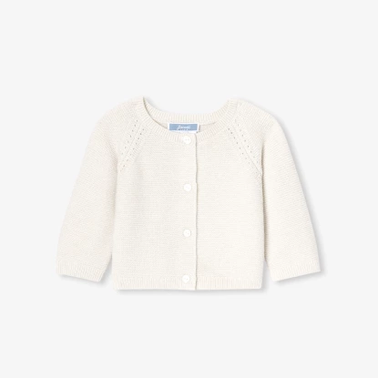 Holčička kardigan s podvazkovým stehem