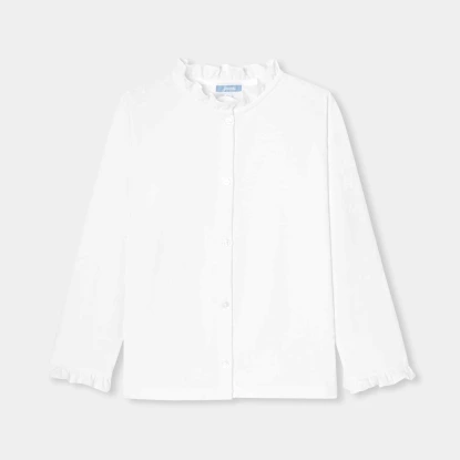 Dívčí halenka z bavlněného žerzeje