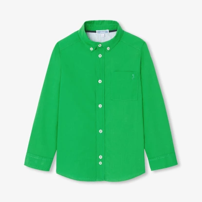 Chlapecká lehká popelínová košile