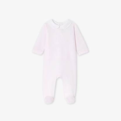 Pyžamo pro holčičku v sametovém bouclette