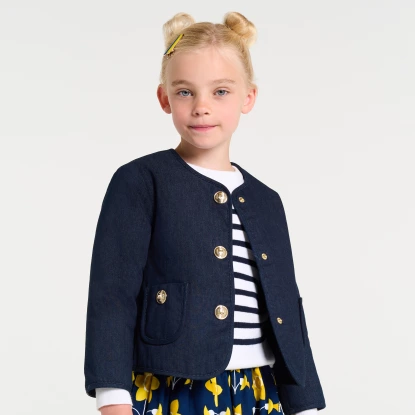 Dívčí džínová bunda