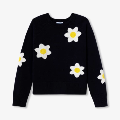 Dívčí svetr převážně z vlny