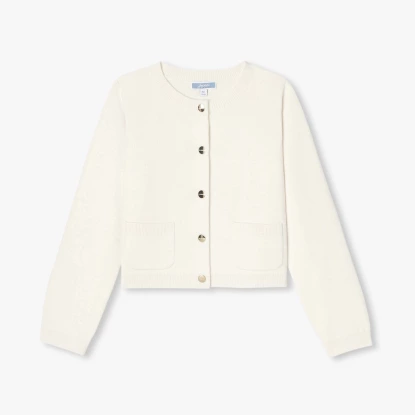 Dívčí pletený kardigan