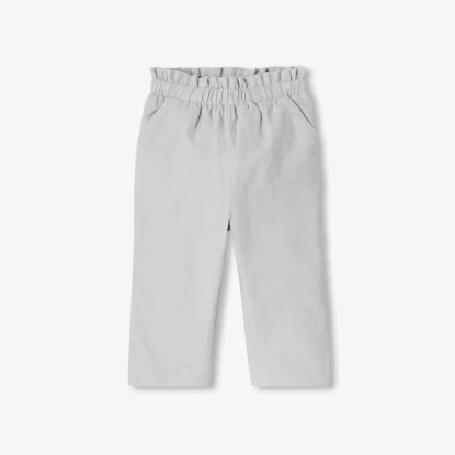 Holčička sametové kalhotky se šňůrkou