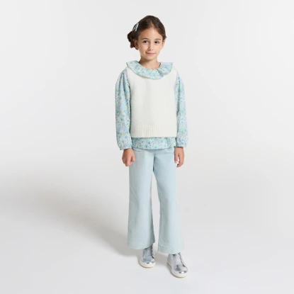 Dívčí sametové kalhoty milleraies