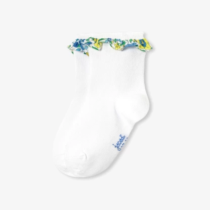 Dívčí ponožky s volánkem