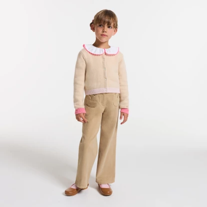 Dívčí sametové kalhoty milleraies