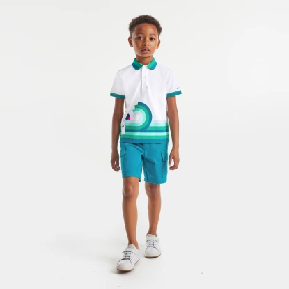 Boy Bermuda shorts in twill